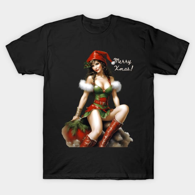 Sexy Xmas T-Shirt by FineArtworld7